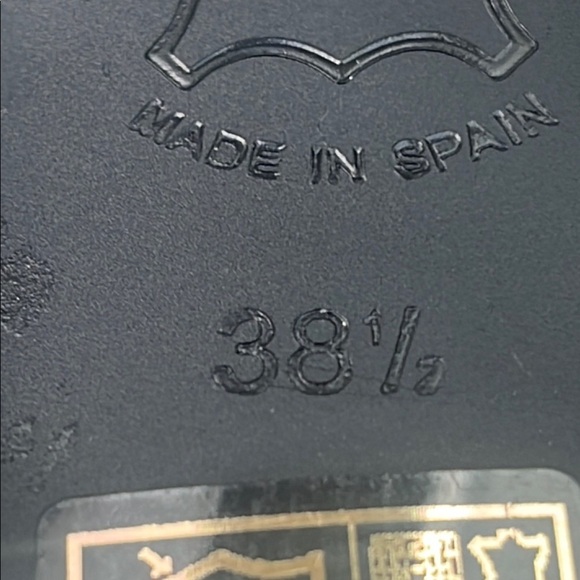 Santorini made in Spain Black and Brown Pointed Toe Loafers Velvet Flats - Picture 9 of 12